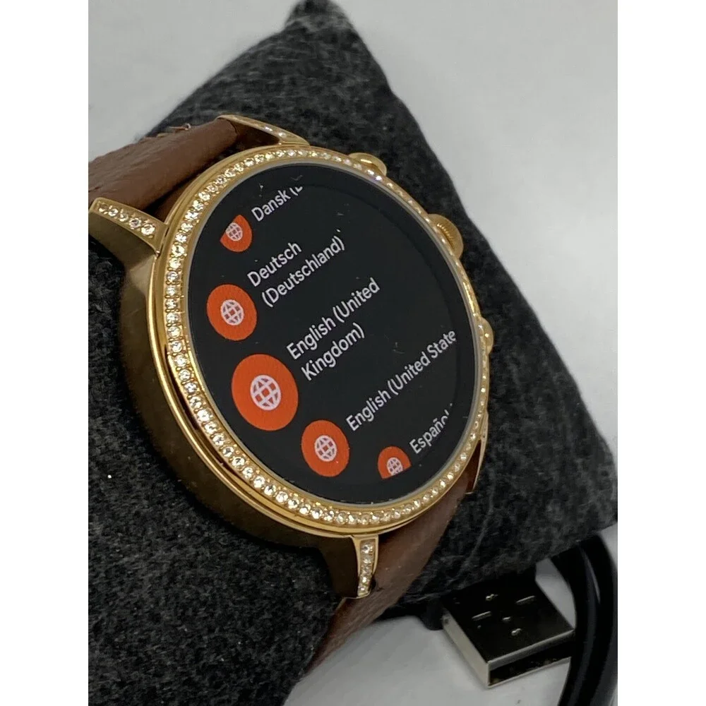 Fossil Gen 4 Authentic Digital Dial Smart Watch Custom Band FTW6011 LT432